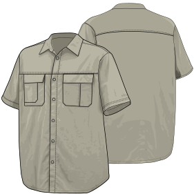 Fashion sewing patterns for MEN Shirts Shirt 7630